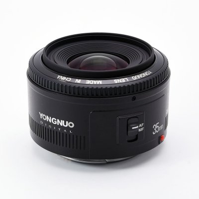 YONGNUO Objectif &agrave; Focale fixe  YN35mm F2 postuler &agrave; Canon Noir