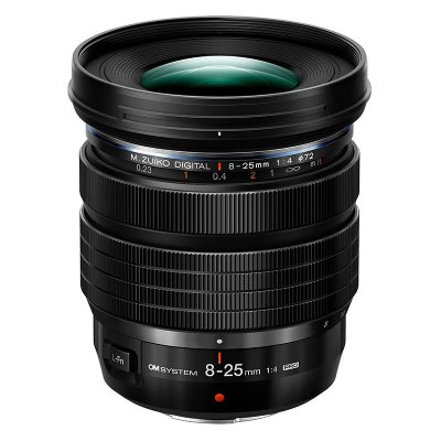 OM SYSTEM Objectif hybride  M.Zuiko Digital ED 8-25mm f/4 PRO Noir