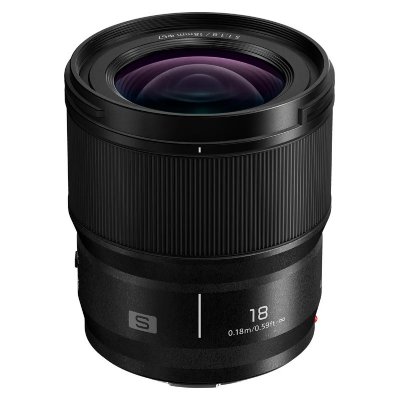PANASONIC Objectif hybride  Lumix S 18mm f/1.8 noir 
