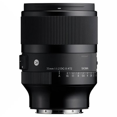 SIGMA Objectif Hybride  DG II ART 35 mm f/1.2-16 Noir pour Monture Sony FE 