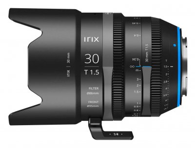 IRIX Objectif Reflex Hybride Cin&eacute;  30 mm T1.5 - Monture Canon EF