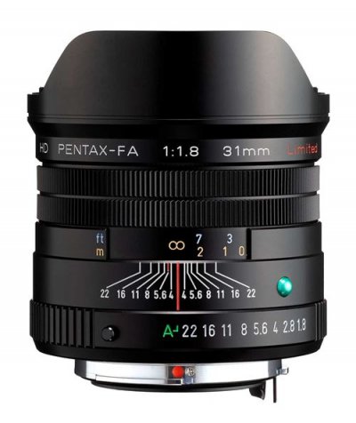PENTAX Objectif reflex  HD FA 31mm f/1,8 ED Limited Noir 