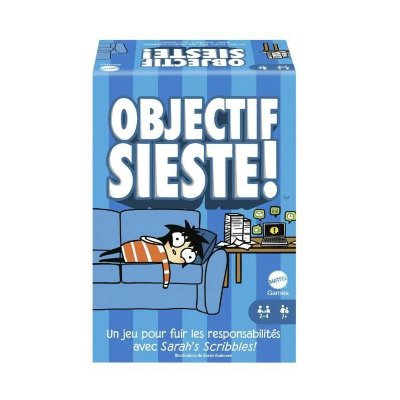 MATTEL Objectif Sieste !  - Jeux de soci&eacute;t&eacute; - 7 ans et + - Jeux  Games