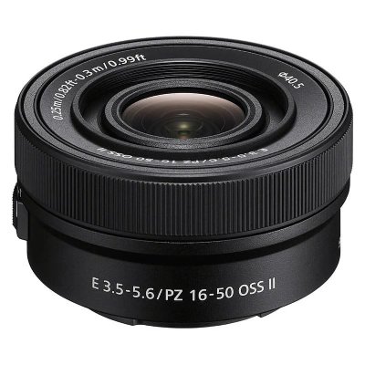 SONY Objectif zoom  E PZ 16-50mm f/3.5-5.6mm OSS II Noir pour Monture  E 