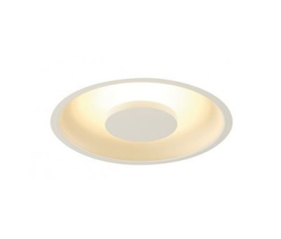 SLV OCCULDAS 23, encastr&eacute; de plafond rond, blanc, LED 3000K, 22W