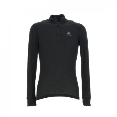 ODLO  Active Warm Eco - Maillot col montant zipp homme Black XL