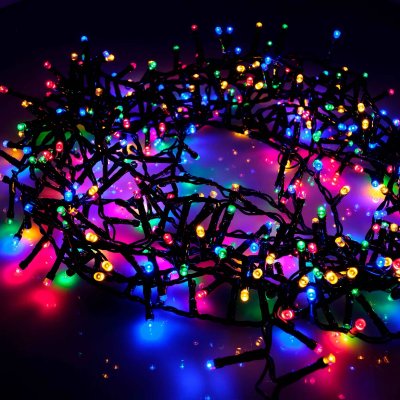 PROVENCE OUTILLAGE Oem Espino Garland Lights 400 Leds 8 M Multicolore