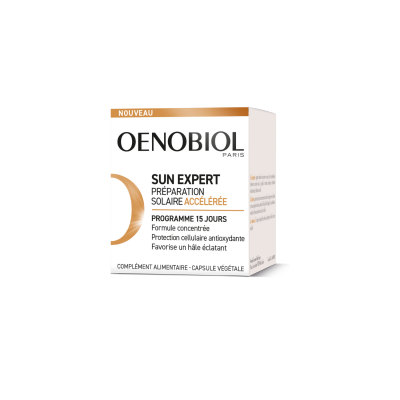 OENOBIOL  Sun Expert Pr&eacute;parateur solaire acc&eacute;l&eacute;r&eacute;e x15 capsules