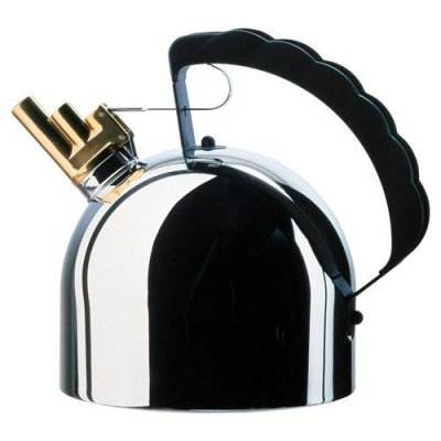 ALESSI Officina  - 9091 bouilloire avec sifflet m&eacute;lodique