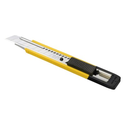 OLFA  Cutter Mt1 Manche R&eacute;sine, Lame 12,5mm, Ambidextre, Embout Casse Lame,