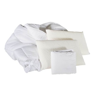 OLYMPE LITERIE  - Pack Prot&egrave;ge matelas + Couette + Oreiller 160x200 cm
