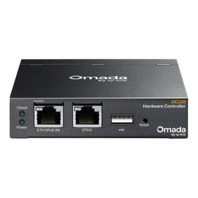 TP LINK Omada OC220 V1 - P&eacute;riph&eacute;rique d'administration r&eacute;seau - 1GbE - g&eacute;r&eacute; par le Cloud - bureau