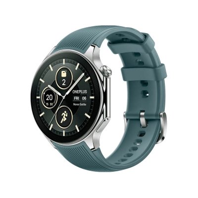 ONEPLUS  Watch 2 Radiant Steel 46mm Bluetooth Montre Connect&eacute;e Intelligente 