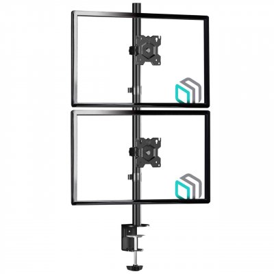 ONKRON  d208e-b support pour deux moniteurs pc de 13 &agrave; 34 pouces, noir