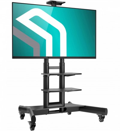 ONKRON  TS1552 Meuble TV sur roulettes pour t&eacute;l&eacute;viseurs de 32 &agrave; 65 pouces