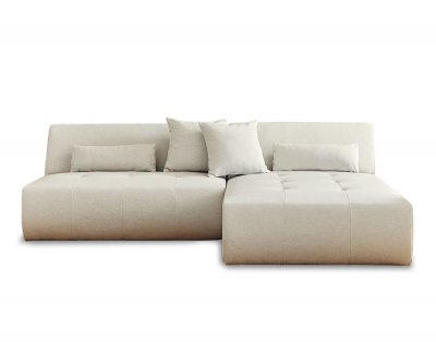 LISA DESIGN Onyx - canap&eacute; modulable d'angle r&eacute;versible 4 places - en tissu