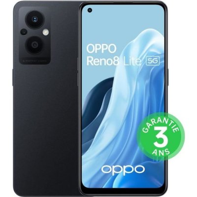 OPPO  Reno8 Lite 128 Go Noir cosmique
