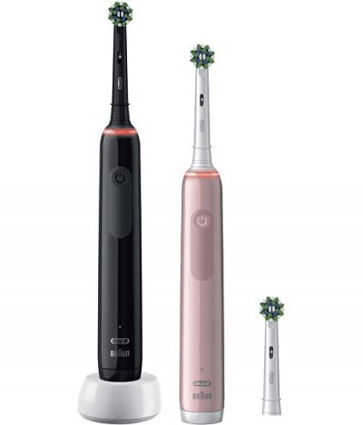 ORAL B Oral-b 760277 - oral-b pro 3 3900 duopack black-pink edition jas22