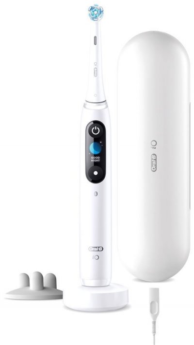 ORAL B Oral-B iO 9S Brosse &Agrave; Dents &Eacute;lectrique Blanche connect&eacute;e Bluetooth
