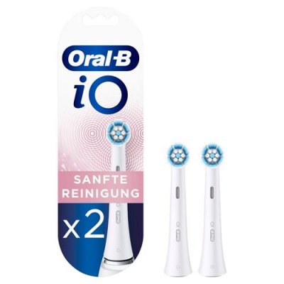  Oral-b io lot de 2 brossettes nettoyage en douceur