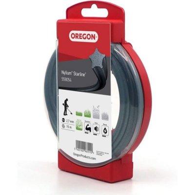 OREGON  559054 Fil de coupe en &eacute;toile Nylium, 2,7&nbsp;mm, 15&nbsp;m