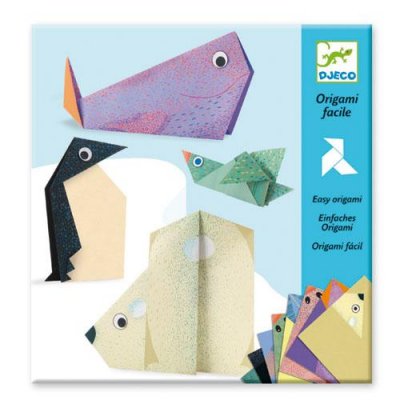 DJECO Origami facile Les animaux polaires 