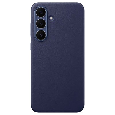 SAMSUNG Original Coque Kindsuit En Cuir V&eacute;gan  Galaxy S25 Fe Dark Blue