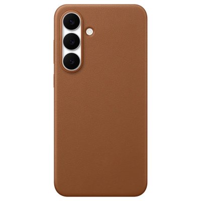 SAMSUNG Original Coque KindSuit en Cuir V&eacute;gan  Galaxy S25 FE - Tan