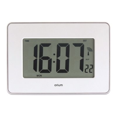 ORIUM  11970 Horloge digitale Plastique/ABS Blanc Brillant 28 x 3,1 x 19,5 cm