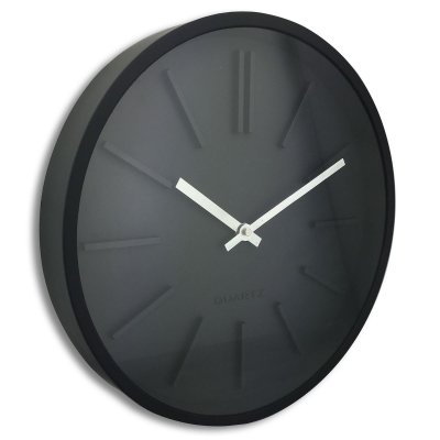ORIUM Horloge murale analogique Goma silence, &Oslash; 35 cm - Noir