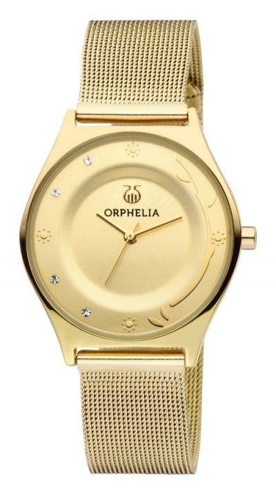ORPHELIA  Montre Opulent Chic&nbsp; Dor&eacute; pour Femmes-15700