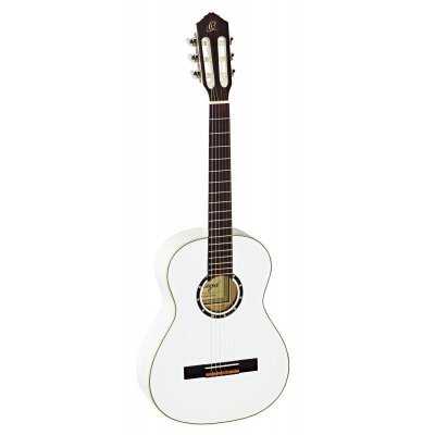 ORTEGA  R121-3/4 - Guitare Classique 3/4 - Blanc Brillant (+Housse)