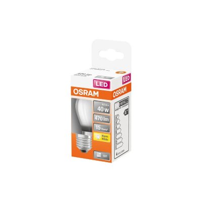 OSRAM  Classic P ampoule LED E27 4&nbsp;W 2&nbsp;700&nbsp;K mate