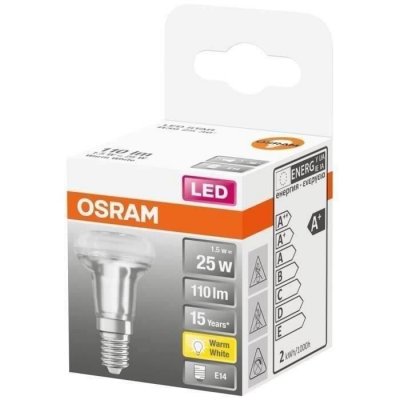 OSRAM  - Spot R39 LED verre clair 1.5W E14 110lm 2700K chaud