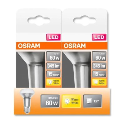 OSRAM  Spot R63 LED verre clair 4,3W E27 345lm 2700K - Blanc chaud