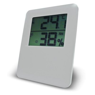 OTIO -Thermom&egrave;tre/Hygrom&egrave;tre int&eacute;rieur magn&eacute;tique - Blanc - 