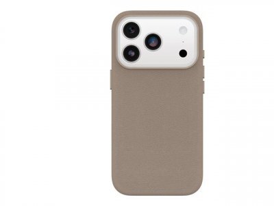 OTTERBOX  Coque en cuir de cactus Symmetry MagSafe Apple iPhone 17 Pro - Light Grey
