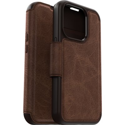 OTTERBOX  Coque Strada Series Folio MagSafe Marron - iPhone 15 Pro
