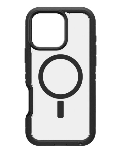 OTTERBOX  Defender Series XT Clear pour MagSafe pour iPhone 16 Pro Max, Dark Side