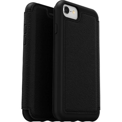 OTTERBOX  &Eacute;tui &agrave; rabat Strada iPhone SE (2022 / 2020) / 8 / 7 - Noir