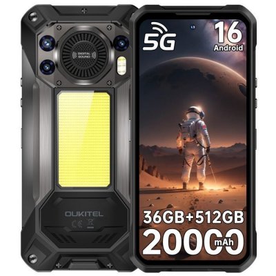 OUKITEL  WP61 5G Telephone Portable Incassable-Noir