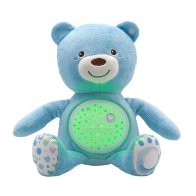 CHICCO Ourson Projecteur  First Dreams Bleu 