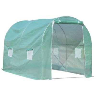 OUTSUNNY  - serre de jardin - M&eacute;tal - 300x200x210cm - Vert