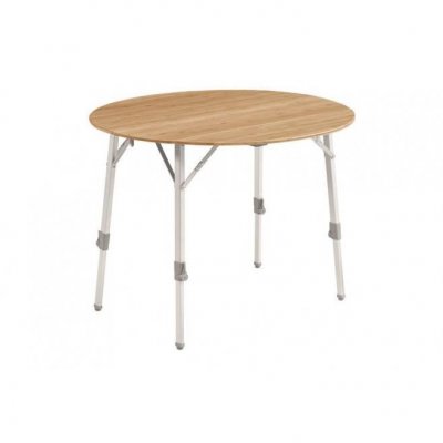 OUTWELL  Table Custer avec plateau en bambou Rondes
