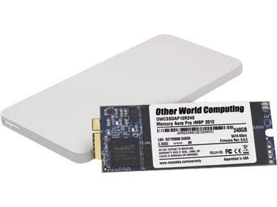 OWC  barrette SSD Aura Pro 6G 500 Go pour MacBook Pro Retina 2012-2013 + Bo&icirc;tier