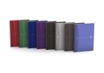 OXFORD  Lot de 10 Office Cahier &agrave; spirale, A4, quadrill&eacute;, 100 pages