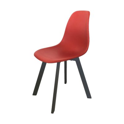 OZALIDE  - Chaise de jardin moderne Ibis- Rouge - Ibis