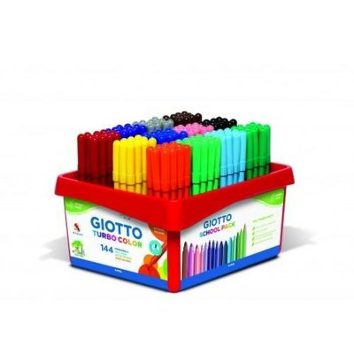 GIOTTO Pack 144 Rotuladores  Turbo Color School - [Livre en VO]