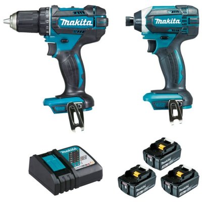 MAKITA Pack 2 Outils  Dlx2127j1 (ddf482 + Dtd152) 18 V Li-ion (3 X 3,0 Ah)