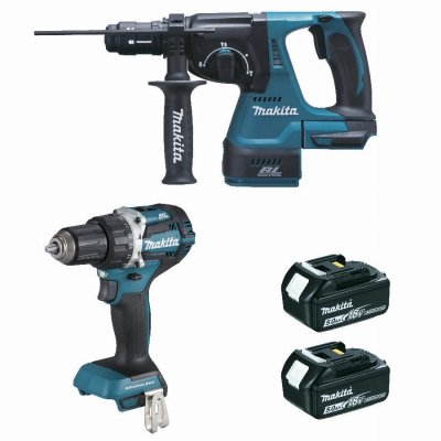 MAKITA Pack 2 outils  DLX2191TJ (DDF484 + DHR243) 18V Li-Ion (2 x 5,0 Ah)